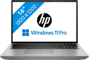 HP ZBook Fury 16 G10 Mobiel werkstation 40,6 cm (16") WUXGA Intel® Core™ i7 i7-13850HX 32 GB DDR5-SDRAM 1 TB SSD NVIDIA RTX 3500 Ada Wi-Fi 6E (802.11ax) Windows 11 Pro Grijs