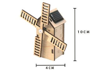 Solexpert Bouwpakket – Hollandse molen met zonnepaneel mini