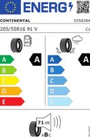 Continental Eco 6 205/55 R16 91V 20555VR16TECO6 - thumbnail