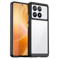 Xiaomi Redmi K70E/Poco X6 Pro Anti-Shock Hybride Hoesje - Zwart