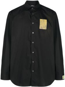 Raf Simons x Philippe Vandenberg chemise à patch logo - Noir