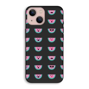 Smiley watermeloenprint: iPhone 13 Biologisch afbreekbaar hoesje