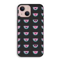Smiley watermeloenprint: iPhone 13 Biologisch afbreekbaar hoesje