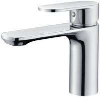 Wastafelmengkraan Edge Rond chroom