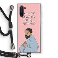 Hotline bling: Samsung Galaxy Note 10 Transparant Hoesje met koord