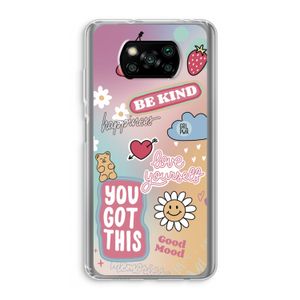 Positivity: Xiaomi Poco X3 NFC Transparant Hoesje