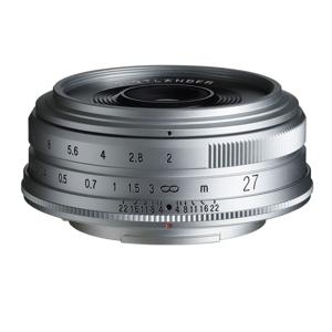 Voigtlander Ultron 2.0/27 mm, zilver X-mount objectief