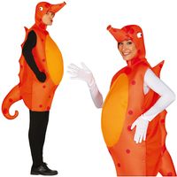Oranje zeepaard verkleed pak voor volwassenen