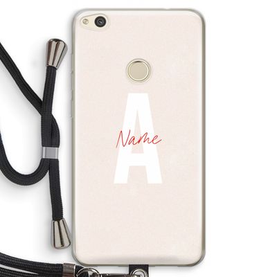 Strawberry Milkshake: Huawei Ascend P8 Lite (2017) Transparant Hoesje met koord