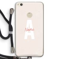 Strawberry Milkshake: Huawei Ascend P8 Lite (2017) Transparant Hoesje met koord