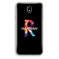 Abstract Spectrum: Samsung Galaxy J7 (2017) Transparant Hoesje