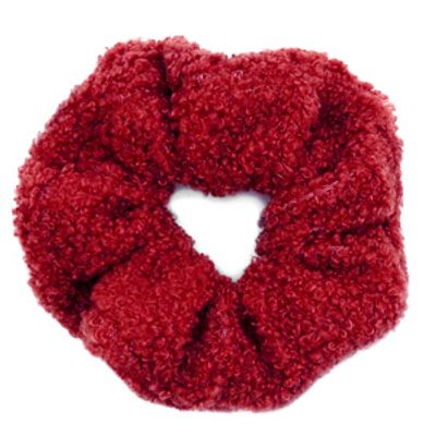 scrunchie Teddy Red