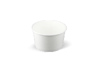 IJsbeker 240ml Ø92mm 8oz karton wit