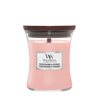 WoodWick pressed blooms & patchouli medium candle