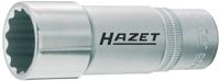 HAZET dopsleutel 900tz-12 · 1/2 inch (12,5 mm) vierkant hol · buitentwaalfkant tractieprofiel · sw 12 mm