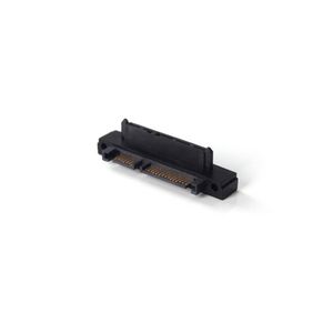 22 Pin SATA Male to Female Adapter, with 90° Angle