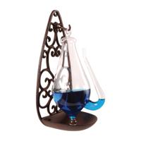 Esschert design Stormglas - 28 cm - met gietijzeren houder - donderglas - barometer