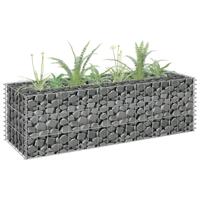 VidaXL Gabion plantenbak verhoogd 90x30x30 cm gegalvaniseerd staal