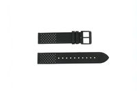 Timex horlogeband PW2R26800 Leder Zwart 20mm
