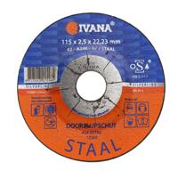 Ivana Silverline staal doorslijpschijf 115 mm