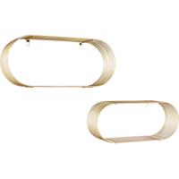 Gouden Wandrek Metaal - 2-delige Muurplanken Set - Trion Yoelle
