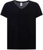 JHK 603 Ladies´ Curves Slub T-Shirt - Black - S