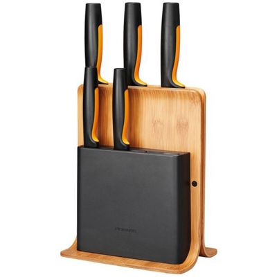 Functional Form Bamboe messenblok met 5 messen Mes