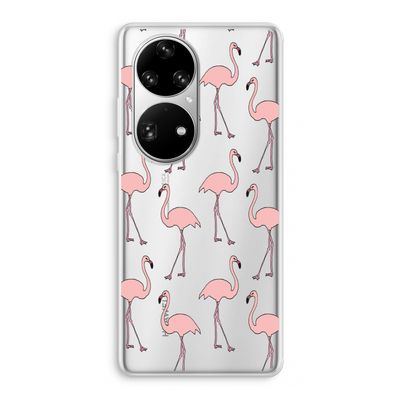 Anything Flamingoes: Huawei P50 Pro Transparant Hoesje