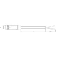 TE Connectivity 1-2273000-1 Sensor/actuator connector, geassembleerd M8 Aantal polen (sensoren): 3 Stekker, recht 1.50 m 1 stuk(s) - thumbnail