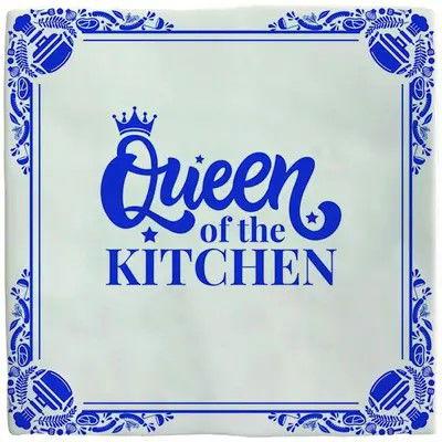 Tegeltje queen of the kitchen - Plenty gifts spellen