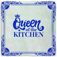 Tegeltje queen of the kitchen - Plenty gifts spellen