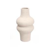 Vaas Gift Decor 20034-WH Wit Keramisch 18 x 34,5 x 18 cm