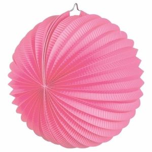 Roze feest lampionnen 22 cm   -