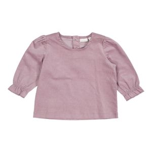 Little Dutch longsleeve pofmouw corduroy Mauve Maat