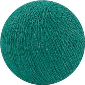 25 losse Cotton Ball's (Donker Aqua)