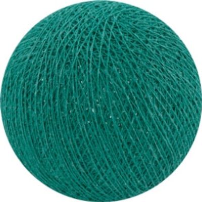 25 losse Cotton Ball's (Donker Aqua)