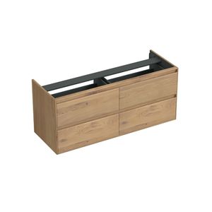 Onderkast Forzalaqua Reno 140x51x60 cm 4 Lades Softclose Eiken Oyster Forzalaqua