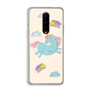 Vliegende eenhoorn: OnePlus 8 Transparant Hoesje