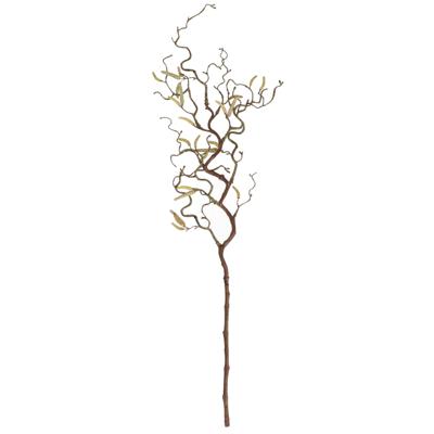 Bellatio Paastak - klein - kronkelhazelaar - kunststof - 66 cm - paasdecoratie