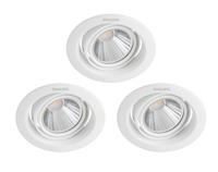 Philips Set van 3 inbouwspotsPomeron 7W - 2700K - 25806800