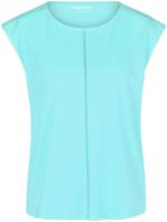 Shirt Anne Sofie ronde hals 100% katoen Van Green Cotton turquoise - thumbnail