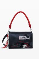 Medium Mickey™ faux leather crossbody bag - BLACK - U Medium Mickey™ faux leather crossbody bag - BLACK - U