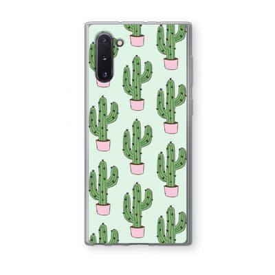 Cactus Lover: Samsung Galaxy Note 10 Transparant Hoesje
