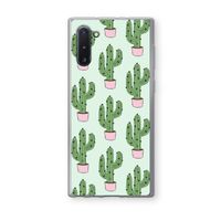 Cactus Lover: Samsung Galaxy Note 10 Transparant Hoesje Cactus Lover: Samsung Galaxy Note 10 Transparant Hoesje