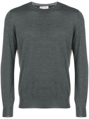 Brunello Cucinelli lightweight crew neck sweater - Gris
