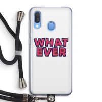 Whatever: Samsung Galaxy A40 Transparant Hoesje met koord