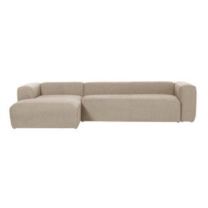 Kave Home 4-zits Loungebank Blok 330cm - Beige