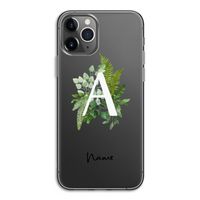 Green Brush: iPhone 11 Pro Transparant Hoesje