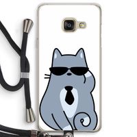 Cool cat: Samsung Galaxy A3 (2016) Transparant Hoesje met koord