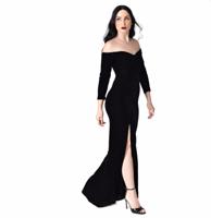Collectif Anjelica Velvet Maxi Dress Black-XS Collectif Anjelica Velvet Maxi Dress Black-XS